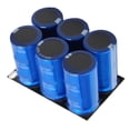 thumbnail image 3 of Farad Capacitor Module, Aluminum Electrolytic High Current Discharge 16V 83F Capacitor 6Pcs 2.7V 500F -20-70 Degrees Celsius Pollution Free For Car, 3 of 5