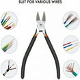 thumbnail image 4 of FACEGA Wire Cutter,6 inch Side Cutters,Wire Cutters for Crafting,Flush Cutter,Ultra Sharp Spring-Loaded Wire Cutters for Jewelry Making,Soft Wires and Plastics Cutting,Wire Clippers Snips, 4 of 6