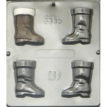 

2005 Santa Boot Assembly Chocolate Candy Mold