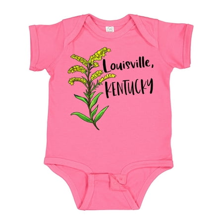 

Inktastic Louisville Kentucky Goldenrod Flower Boys or Girls Baby Bodysuit