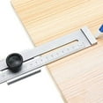 thumbnail image 6 of 0-200mm Stainless Steel Marking Gauge，Woodworking Measuring Tools Metal Marking Gauge, Light gray (1 Piece), 6 of 7