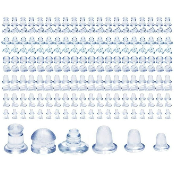 unbranded  Earring Backs for Studs Earrings Kids Miss Child Transparent