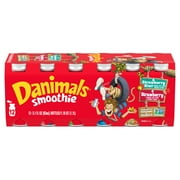 Danimals Smoothie Strawberry Explosion and Strikin' Strawberry Kiwi Dairy Drink, 3.1 OZ, 12 Ct