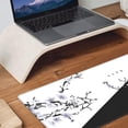 thumbnail image 6 of Japanese Life Death Keyboard Mat, Black White Japanese Anime Gaming Mouse Pad for Desk with Anti-Slip Rubber Base and Stitched Edges, Japanese Sakura Pagoda Sun Mouse Pad, 6 of 7