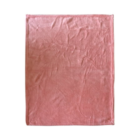 Btomtd 20"x30" Fuzzy Soft Throw Blanket for Couch Bed Sofa Camping Travel Cozy Bed Blanket Light Weight Blanket Portable Throw Blanket, Pink