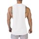 thumbnail image 5 of Men's Tank Top Muscle Men's Sports Casual Solid Color Men's Sleeveless Sweetheart T-shirt 3XL, 5 of 8