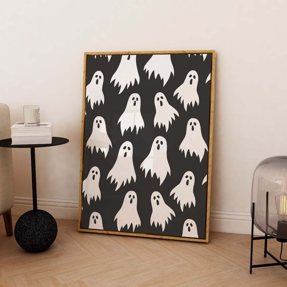 Ghosts Spooky Halloween Wall Art Poster