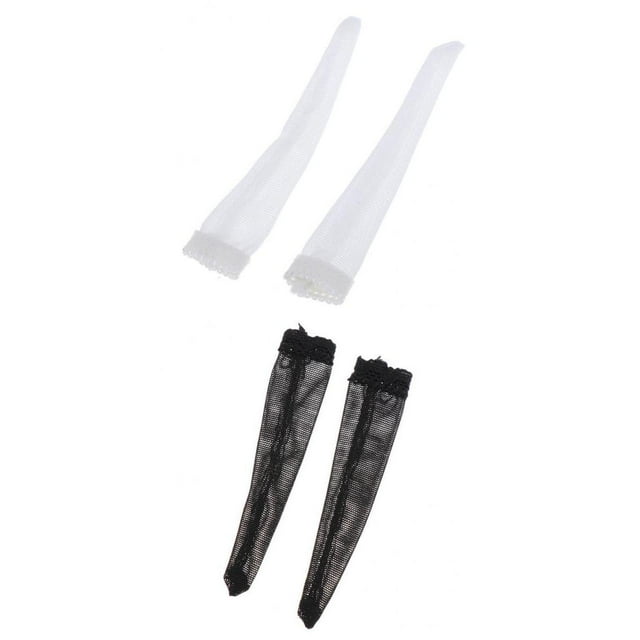 2 pares de accesorios de femenino 1/12, calcetines de de acción, ropa larga