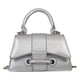 thumbnail image 3 of Bolso con cadena, monedero, bolso de mano informal para vacaciones, bolso cruzado Plata, 3 of 9