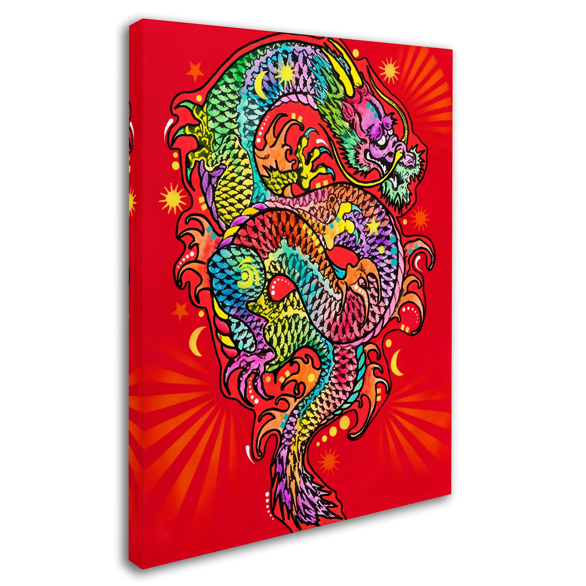 Trademark Fine Art 'Red Dragon' Canvas Art by Dean Russo