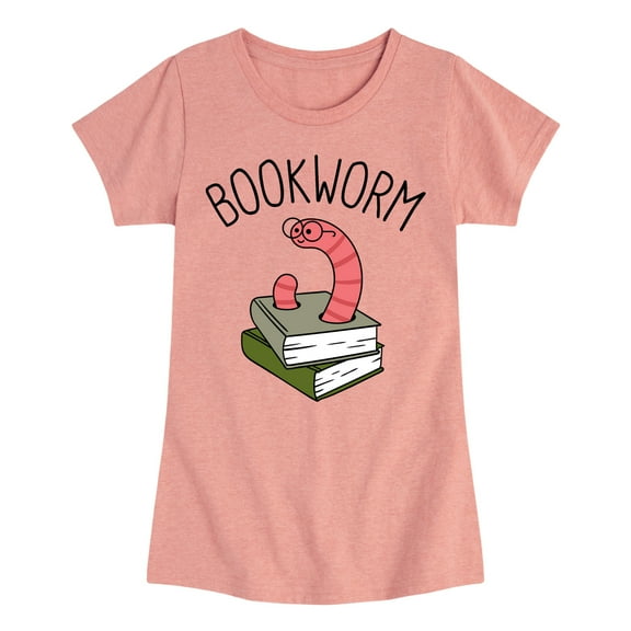 Instant Message - Bookworm - Toddler And Youth Girls Short Sleeve Graphic T-Shirt