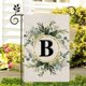 thumbnail image 2 of H Linen Garden Flag Double Layer Double Sided Letters, 2 of 5