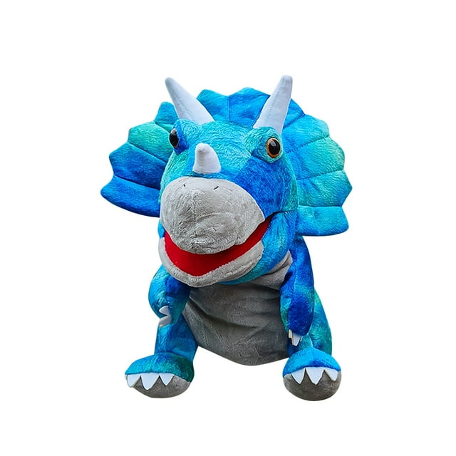 Jindong Poupée Animal Mignon Dessin Animé Gant Marionnette à Main Jouets en Peluche Douce Raconte