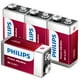 thumbnail image 1 of Batería PHILIPS Power Alkaline de 9 V, paquete de 4, larga duración de 5 años, 1 of 7