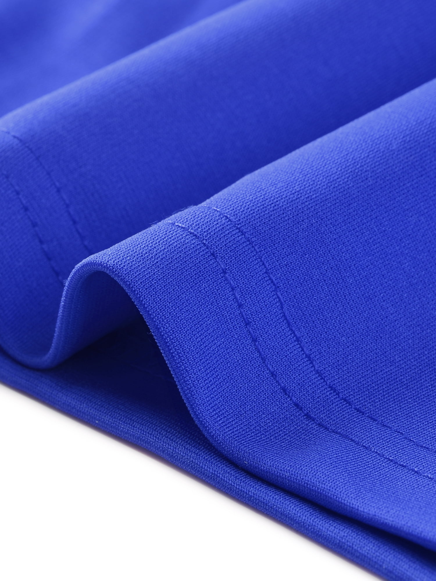 DARING DIVA Shawl Collar Half Sleeve Sheath Dress XS Royal Blue