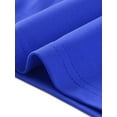 thumbnail image 5 of DARING DIVA Shawl Collar Half Sleeve Sheath Dress XS Royal Blue, 5 of 6