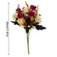 thumbnail image 2 of Ramo de rosas de cristal artificial Ceremonia de banquete de boda Decoración floral de tela de seda rosa falsa, rojo seitruly HA6935-08B, 2 of 6