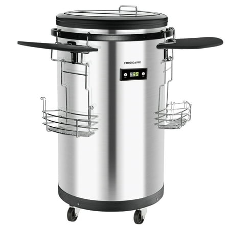 Frigidaire, Stainless Steel Electric Party Cooler, with Digital Temperature Control