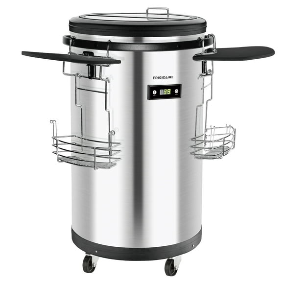 Frigidaire, Stainless Steel Electric Party Cooler, with Digital Temperature Control
