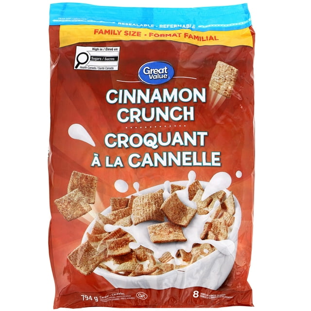 Great Value Cinnamon Crunch Cereal