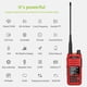 thumbnail image 5 of Transceptores de radio multibanda Handie-Talkie A36plus UHF/VHF/AM/FM (rojo), 5 of 5