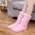 thumbnail image 3 of 1 pair Non Slip/Skid Socks, Winter Fluffy Cozy Fleece Socks, Plush Thick Warm Floor SocksC, 3 of 8