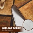 thumbnail image 4 of Kitchen Rug Sets 2 Pieces Non Slip Rugs Kitchen Mats for Floor 17"x48"+17"x30" Washable Hallway Laundry Room Runner Rug Standing Mat Carpet Home Decor Fruit, 4 of 6