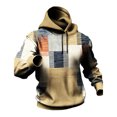 thumbnail image 3 of Sudadera con capucha y estampado 3D de bloques de color para hombre, jersey con patrón geométrico retro, sudaderas informales de otoño de gran tamaño, mangas largas, 3 of 5