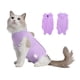 thumbnail image 2 of Sólido Perro Traje de Recuperación Onesie Después de la Operación de Mascotas para Hembras Machos Perros Gatos Sólido Quirúrgico Postoperatorio Snuggly Chaleco para Destete Abdominal Lamer Chaleco, 2 of 5