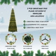 thumbnail image 3 of AWQM multi-size Pop-up Christmas Tree with Light, Pre-Lit Collapsible Artificial Xmas Tree Set of 3, 8 Light Modes Christmas Decor for Indoor Outdoor Holiday Decoration, Easy Assembly, 3 of 8