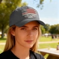thumbnail image 3 of USA 250th Anniversary Hat 1776–2026 – Patriotic American Baseball Cap Adjustable Retro Embroidered Independence Day Cap for July 4th Festival Collectible Gift, 3 of 5