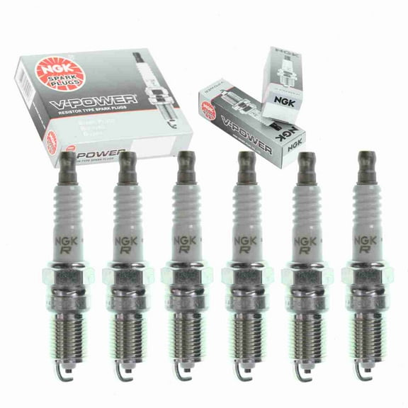 6 pc NGK V-Power Spark Plugs compatible with Buick Riviera 3.8L V6 1988-1999