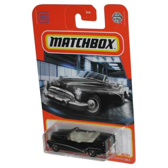 Matchbox 1953 Buick Skylark Convertible (2022) Black Die-Cast Metal Toy Car 83/100