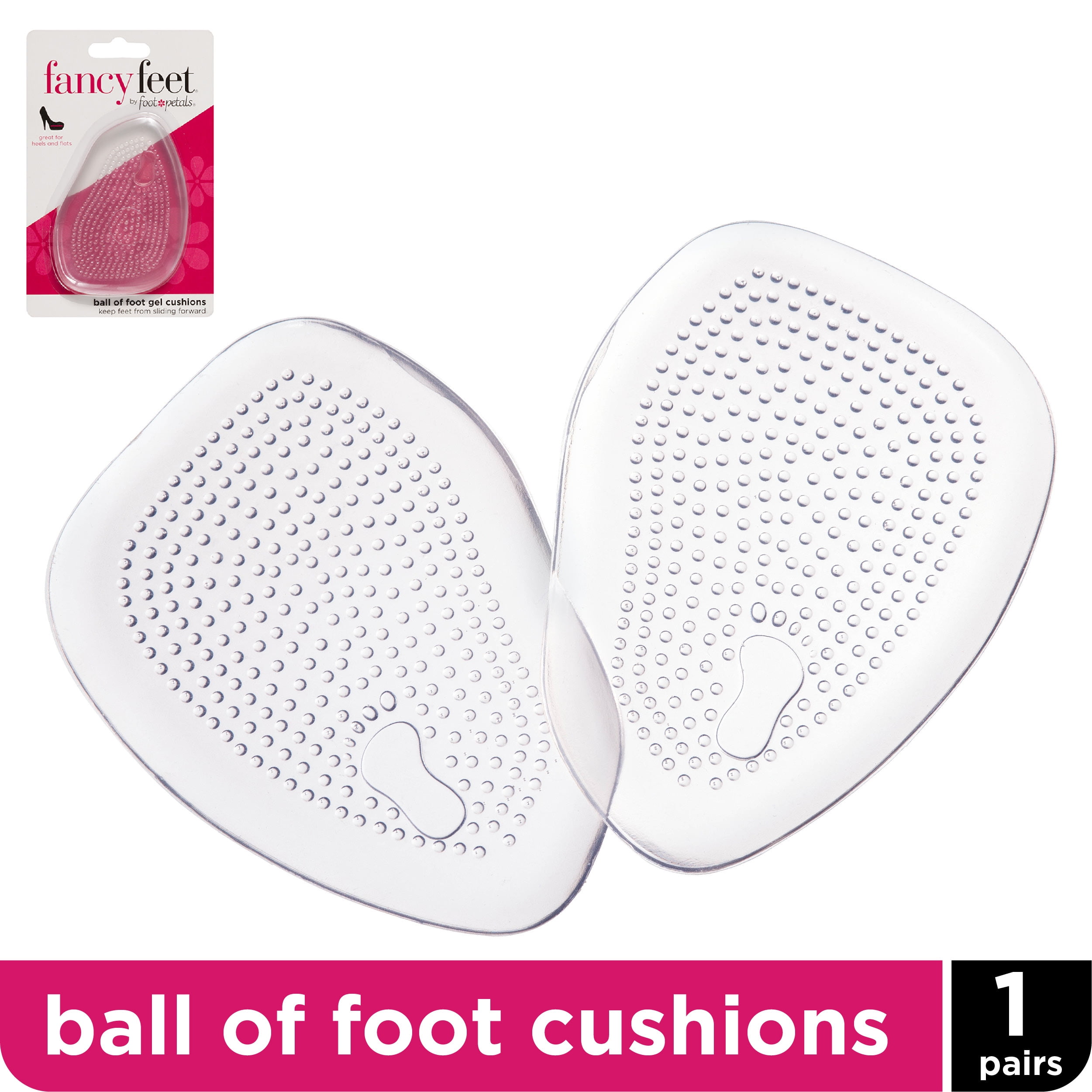 GEL CUSHION Feet Pad Insoles High Heeled Shoe Sandals Ball of Foot 10 Pairs 