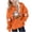 Orange, variant on HAOTAGS Halloween Hoodies Teen Girls, Cute printed Long Sleeve Sweatshirts Pullover Loose Preppy Clothes with Pocket Pink Size 12
