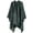 Green, variant on CoCopeaunts Women Warm Cardigan Poncho Cape Oversized Jacquard Blanket Scarf Cardigan Shawl and Wrap for Winter Fall