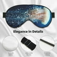 thumbnail image 5 of Disketp White Jellyfish Dansing in the Ocean Print Sleep Mask-Eye Mask for Sleeping,Comfortable & Super Soft Eye Mask with Adjustable Strap,Travel Eye Mask, 5 of 7