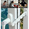 thumbnail image 4 of Abridor de ventana abatible, cerradura de seguridad para bebés, cerradura antipinzamiento, abridor de ventilación de ventana, apertura hacia afuera para ventana de UPVC, madera y aluminio, blanco, 4 of 5