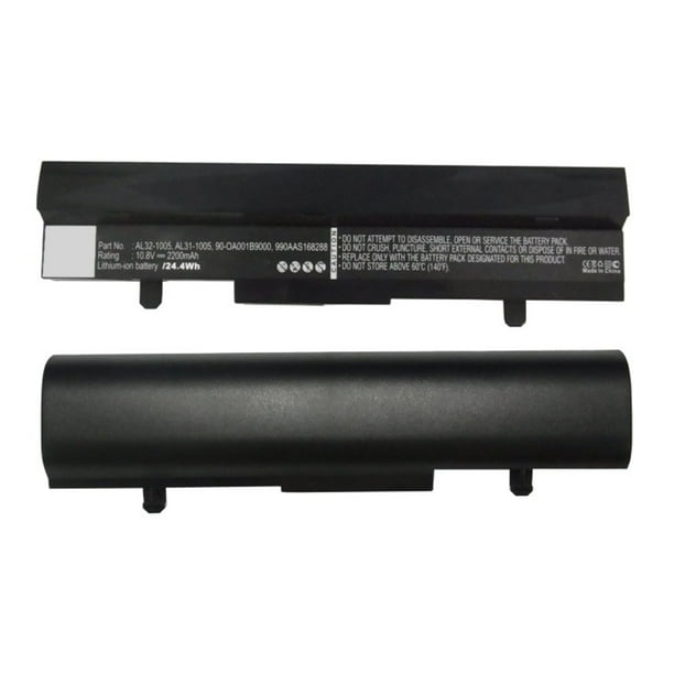 Synergy Digital Laptop Battery Compatible With Asus Eee Pc 1005ha Blk140x Laptop Li Ion 10 8v 20mah Ultra High Capacity Replacement For Asus Al31 1005 Battery Walmart Com