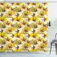 thumbnail image 1 of Ambesonne Retro Shower Curtain, Birds Carrying Letters, 69"Wx75"L, Multicolor, 1 of 3
