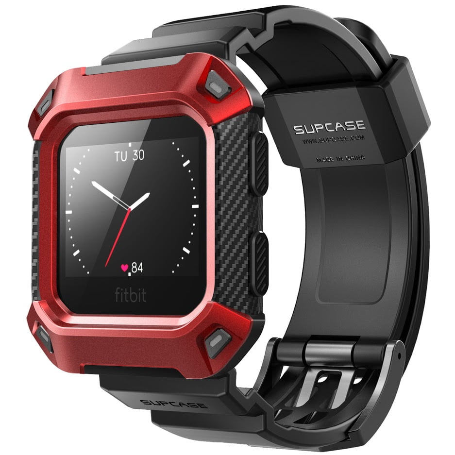 supcase fitbit blaze bands with protective case rugged case strap bands for fitbit blaze fitness smart watch