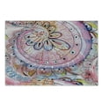 thumbnail image 1 of Eastern Cutting Board, Traditional Floral Pattern Colored Watercolor Effects Art, Decorative Tempered Glass Cutting and Serving Board, Small Size, Multicolor, by Ambesonne, 1 of 1