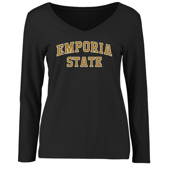Women's Black Emporia State Hornets Everyday Long Sleeve T-Shirt
