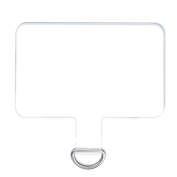 SDFGTstore 10Pcs Transparent Flexible Phone Lanyard Card Mobile Phone Tether Tabs Patches
