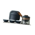 thumbnail image 4 of Juego de té de viaje Juego de té chino con infusor de té con estuche de almacenamiento Tetera de vidrio al aire libre portátil 1 olla y 3 tazas para Azul, 4 of 8