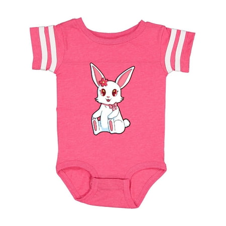 

Inktastic Happy Easter Girl Bunny in Pink Gift Baby Girl Bodysuit