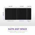 thumbnail image 2 of NZXT Zone Elite - Premium XL Gaming Mouse Pad - Ultra-Smooth Nano-Knit Cloth Surface - Optimized for Speed and Control - Spill-Resistant, Soft Foam Base, Reinforced, 2 of 10