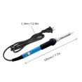 thumbnail image 2 of 60W Electric Adjustable Temperature Welding Soldering Iron + 5 Replacement Soldering Tips Set, 2 of 7