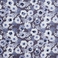 thumbnail image 2 of Zelouf Britney 3D Floral Print Shiny Orgnaza  , Sewing, DIY, Crafts Fabric by the Yard, Black/grey, 3 Yard, 2 of 2