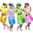 thumbnail image 2 of SUSAMMAISON Hula Skirt Performance Dance Costume Thickened Seaweed Festival,1,6,Standard,As Picture,Women's Plus,Single-Breasted, 2 of 2